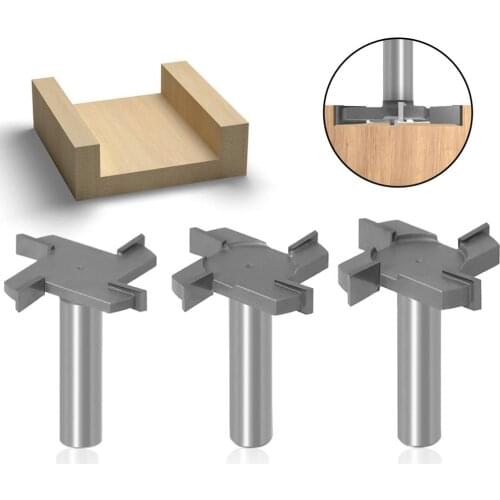 CNC Router Bit 12mm, 1/2" Shank Slab Flattening Router Bit Carbide Planer Wood Milling Cutter Planining Wddoworking Tool