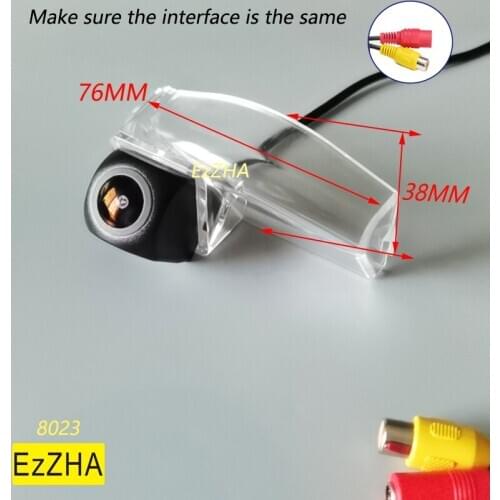 EzZHA Fisheye Rear View Camera For Mazda 3 BK BL 2003-2013 Mazda 2 DE 2007-2015 Car Reverse Parking Monitor Accessories