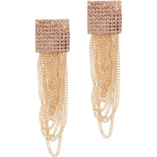 Colorful Long Layered Thread Prismatic Dangle Earrings Bohemian Tiered Tassel Drop Earrings Gift for Girls Women