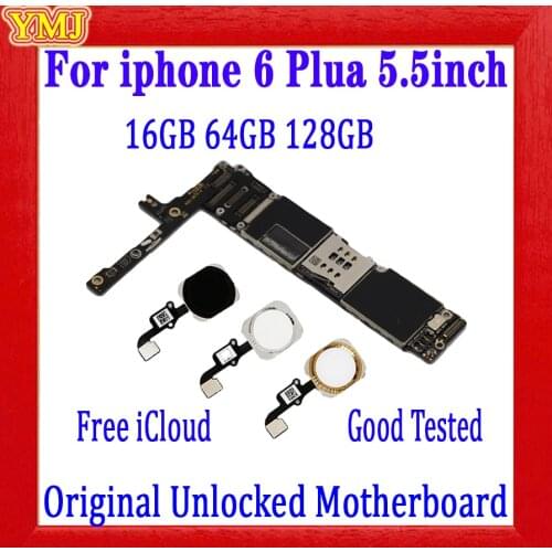 For iPhone 6 Plus 5.5inch Mainboard 100% Original Unlocked for iphone6 Plus Motherboard Function good quality logic board