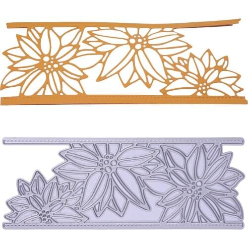 Flower Edge Metal Cutting Dies Stencil for Diy Scrapbooking Album Card Decorative Emboosing Handcraft Die Cutting Template