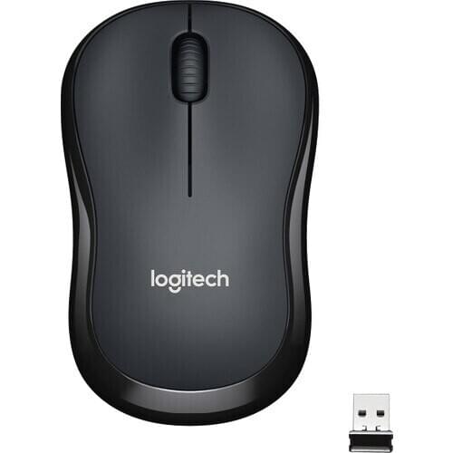 Logitech M220 Silent Wireless Mouse-Black