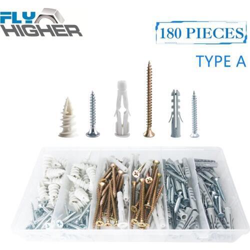 Nylon Drywall Anchor Hollow wall plug with tapping screw kit