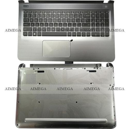 NEW For HP Pavilion 15-AB 15-AB006TX 15-AB065TX 15-AB297TX Laptop Palmrest Upper Case US Keyboard Touchpad/Bottom Case TPN-Q159
