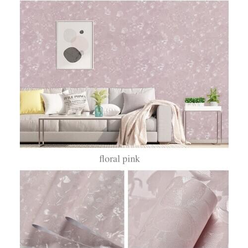 Home Improvement Wall Paper European Self-adhesive Fashion 3D PVC Butterfly Floral Wallpaper Rolls for Bedroom Industrial Decor