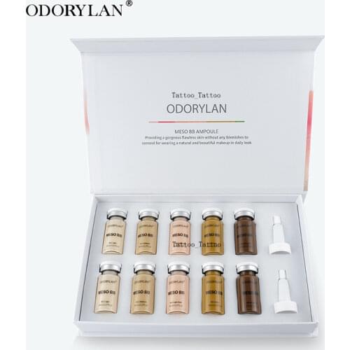 New 8ml Glow Meso BB Cream Serum Effective Whitening Add Foundation Niacinamide/Peptide For Effectived Brightening Anti-aging