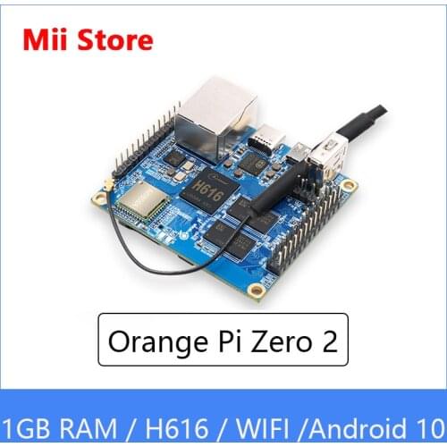 Orange Pi Zero 2 Development board 1GB RAM with Allwinner H616 Chip,Support BT, Wif ,Android 10,Ubuntu,Debian OS Single Board