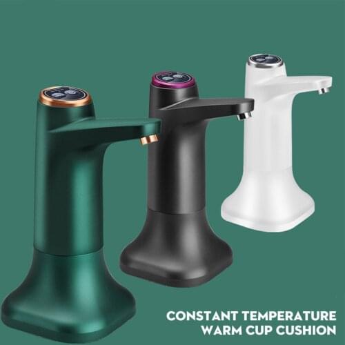 Bucket Bottle Water Press Pump Dispenser Electric Drink USB Charging Automatic Portable With Base Mode Touch Mute Intelligent