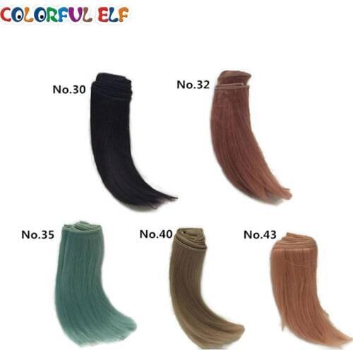 10*100cm SD Doll Hair DIY Doll Decoration 1pcs Straight Hair BJD Doll Wig