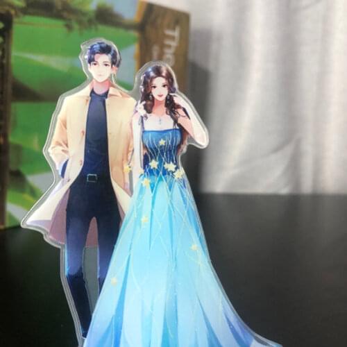 You Are My Glory Yu Tu Qiao Jingjing Actor Yang Yang Di Li Re Ba Dilraba Dilmurat Q Version Double-side Figure Stand Key-chain