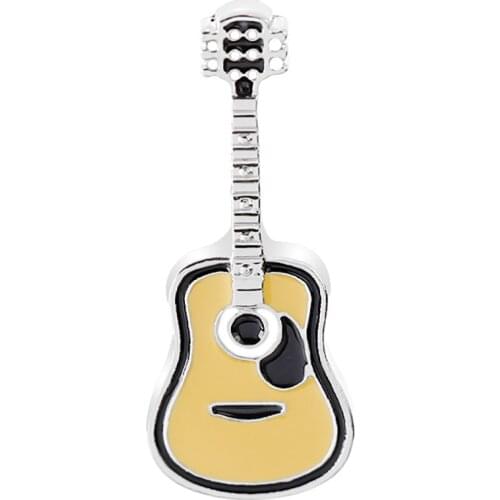 High Quality 1 Style Brooches Guitar Brooch Sweater decorative needle Jewelry Enamel Pin Denim Jackets Collar Badge Pins Button