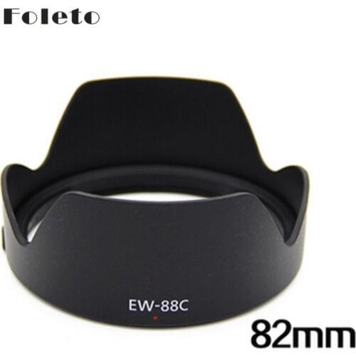Foleto EW-88C EW88C Lens Hood Protector Petal Bayonet Mount for Canon Eos EF 24-70 f/2.8L II USM camera lens hood 82mm ew 88c