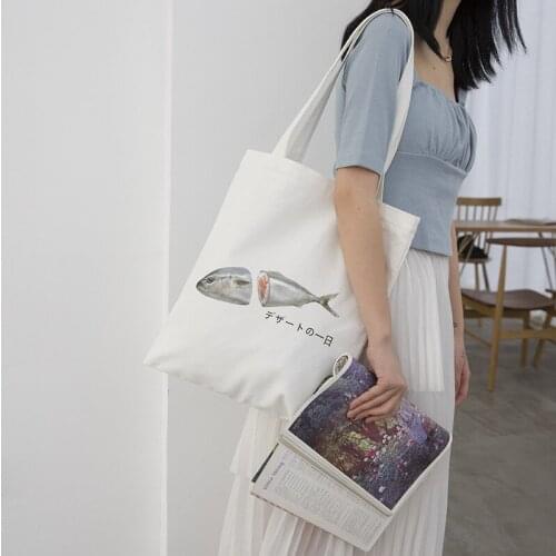 Women Thick Canvas Shoulder Bag Cotton Cloth Handbag Female Large Capacity Shopping Bag Students School Books Bag Casual Totes