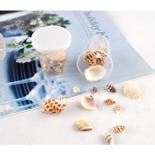 1 box Conch Shell DIY Hand Crystal Drop Mold Jewelry Accessories Filler For Resin Mold Table Ornament