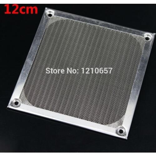 10 Pieces lot 120mm PC Computer Fan Cooling Dustproof Dust Filter Case fr Aluminum Grill Guard