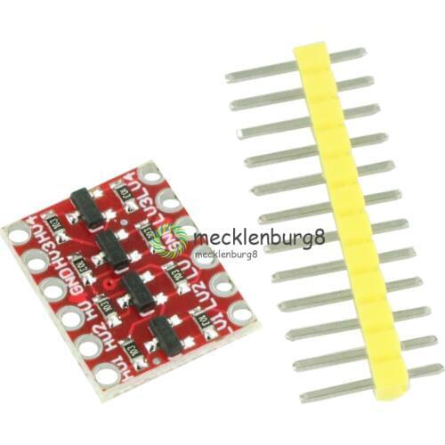 5 pieces. 4 channels I2C IIC bi-directional logic level converter board module for Arduino Compatibility with 5- 3 V Systems