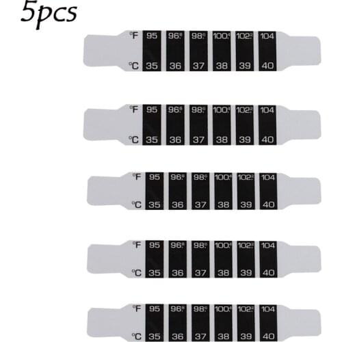 5pcs Baby Color Changing Body Temperature Body Temperature Sticker