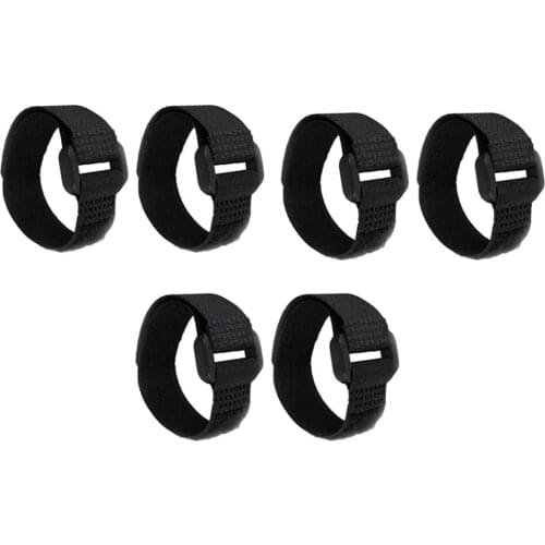 6 Pieces Chicken Collar Prevent Rooster from Screaming for Duck Goose Black