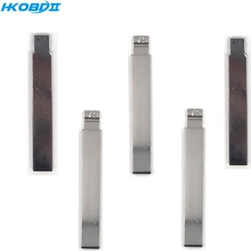 HKOBDII #75 for Geely Panda Metal Blank Uncut Flip KD Remote Key Blade