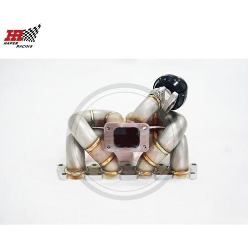 HP RACING 48mm SS321 3mm Steam Pipe T38 Flange Turbo Manifold with 38mm Wastegate For A4 1.8L J etta Go lf FWD 1999-2004