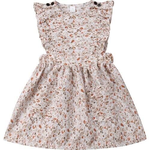 Citgeett Family Matching Outfits Summer Newborn Baby Girl Sister Clothes Floral Dress Romper Jumpsuit