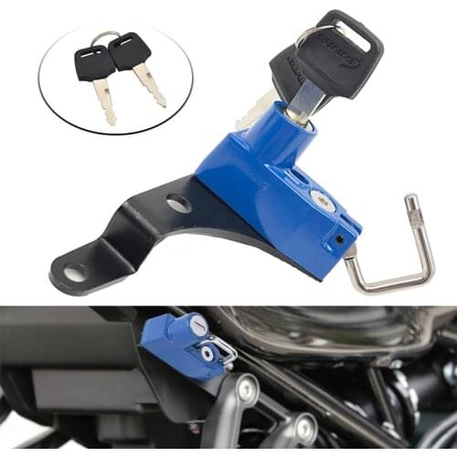 Motorcycle Helmet Lock Kit with 2 Keys for Suzuki SV650 /ABS 2016 2017 2018 2019 Motorbike Helmet Lock Motorcycle Accessories