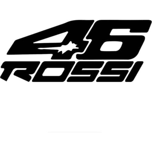 Fashion Off-road Racing Car Sticker 46 Rossi Funny Vinyl Waterproof Sunblock Decal Car Personalized Accessories Sticker, 20*8cm