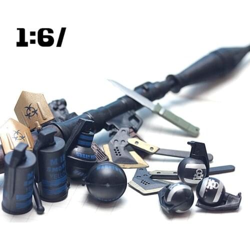 1/6 New Special Die Casting Plastic Soldier Model Scene Weapon Accessories 12 Inch Dummy Ammunition Engineer Shovel Toys