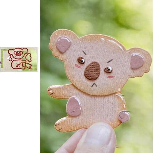 New Koala Animal Die Cutting Dies Scrapbook Diary Decoration Stencil Ebossing Template DIY Greeting Card Maker Albums Handmade