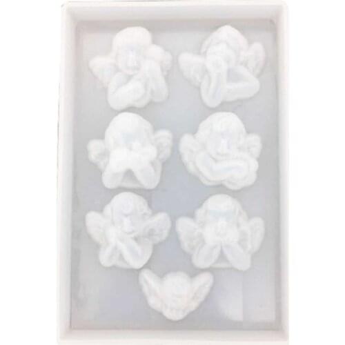 New Little Angel Shape Silicone Mold for Resin DIY Clay UV Epoxy Resin Molds Pendant Jewelry Tools Mould