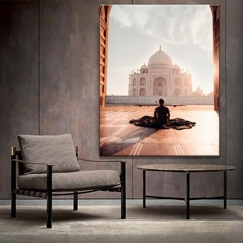 Taj Mahal Scenery DIY Diamond Painting Mosque Religion Cross Stitch Of Diamonds Embroidery Mosaic Full Square Drill Home Decor