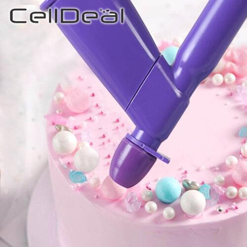 DIY Plastic Pearl Applicator Fondant Cake Decorating Tool Pearl Ball Applicator Sugarcraft Cake Tools for Cake Decoration