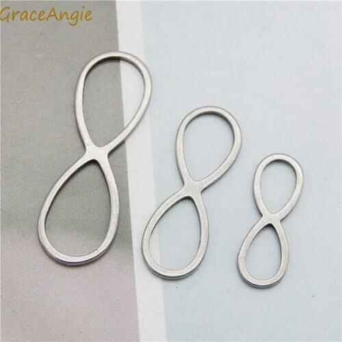 Zinc Alloy Gold Charms Inifinity Pendant Bracelet Connector Charms For DIY Jewelry Making Finding Accessories12pcs/lot