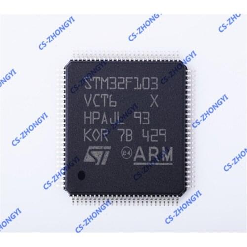 STM32F103VCT6 STM32F103VBT6 LQFP100 MCU STM32F103ZET6 LQFP144 STM32F103RCT6 STM32F103RBT6 LQFP64 5PCS