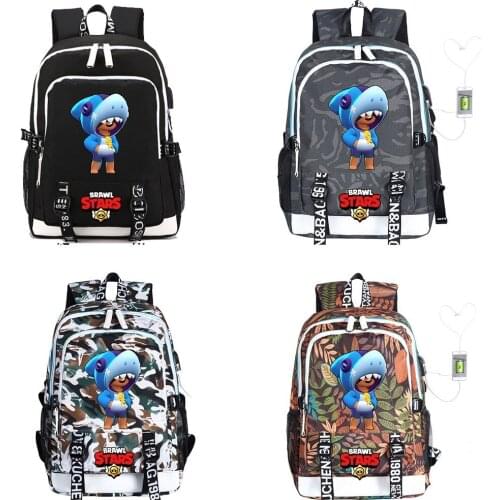 Luminous Usb Game Bag Game Stars Kid School Bag Cartoon Student Travel Primary School Book Bag Buzz Teenage Backpack