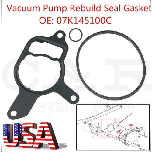 For VW for Volkswagen for Audi 2.5L Vacuum Pump Rebuild Seal Gasket 07K145100C 07K145215A 07K145100H 724807300 07K 145 100 C