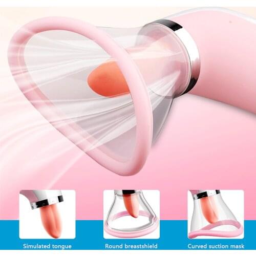 Women Masturbation Clitoris Stimulator Tongue Vibrating Sucking Vibrator Blowjob Nipple Sucking Dildo Oral Sex Toys