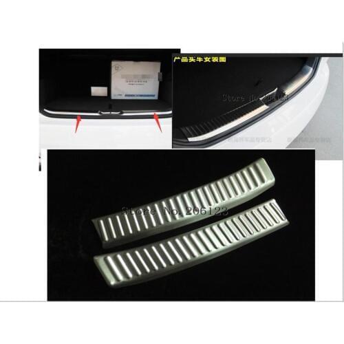 Free Shipping High Quality Stainless Steel Rear Bumper Protector Sill For Mazda Cx-7 Cx7 2007-2015