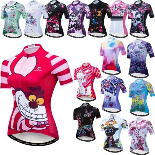 2021 Cycling Jerseys Summer Short Sleeve Bicycle Shirts Breathable Road Bicycle Shirt Women MTB Bike Tops