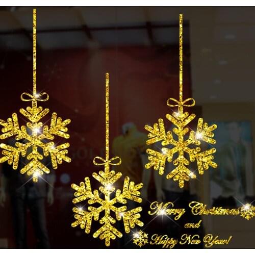 19 types Christmas Window Stickers Christmas Decoration Halloween Wallpaper Glass Window Decorations Static electricity Stickers