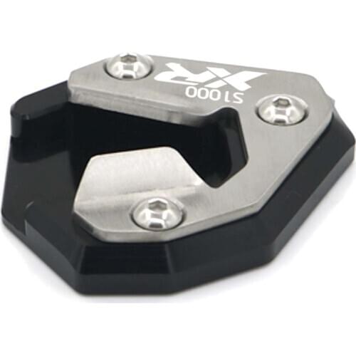 2019 Stand Extension Support Plate Pad For BMW S1000XR S1000 XR Side Kickstand enlarger pad Logo Motorcycle parts MOTOR COVER