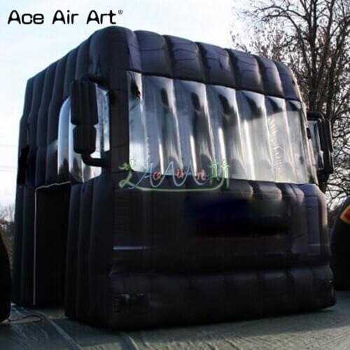 3m H Spacial designed Truck head replica inflatable truck tunnel tent model for sale