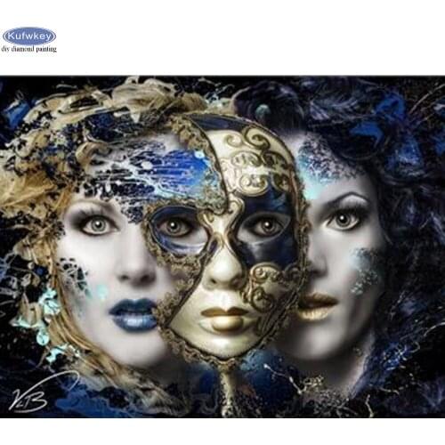 5D Cross Stitch Full Diamond Rhinestones Painting Home Decor diy diamond painting mask woman Pattern Diamond Embroidery 3d stone
