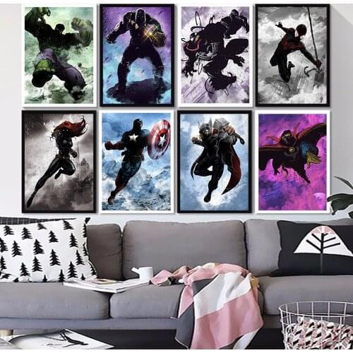 Watercolor Marvel Avengers Diy 5d Diamond Painting Disney Diamond Mosaic Home Decor Cross Stitch Kits Diamond Embroidery Art