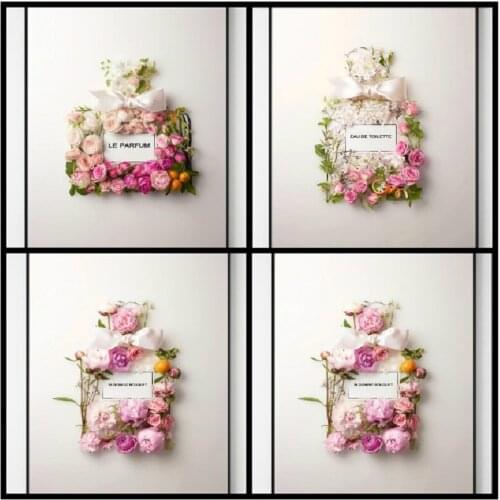 5D DIY Diamond Painted Flower Miss Perfume Botany Diamond Embroidered Square Diamonds Full Diamonds Home Decor