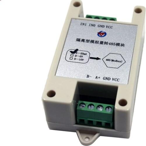 Seclusion type analog quantity to 485 module Analog quantity input acquisition converter high precision 4-20ma modbus protocol