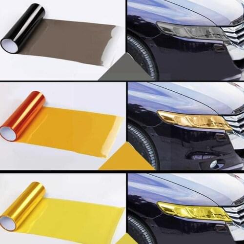 Car Light Headlight Taillight Tint Vinyl Film Sticker 30*60cm Smoke Lamp Light Matt 6 Fog Rear Sheet Color Film G5H8