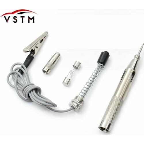 DC 6V-24V Car Circuit Tester Probe Light System Test Probe Lamp Auto Light Lamp Voltage Test Pen Detector Copper Diagnostic Tool