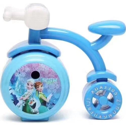 Disney Princess Creative Cartoon Motorcycle Pencil Sharpener Hand Pencil Sharpener Cute Pencil Sharpener Student Stationery Gift