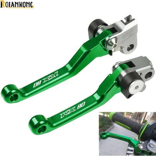 FOR Kawasaki KX80 2000 2011 2012 2013 2014 2015 2016 2017 2018 KX 80 Dirt bike brakes Motorcycle Brake Clutch Levers Handle
